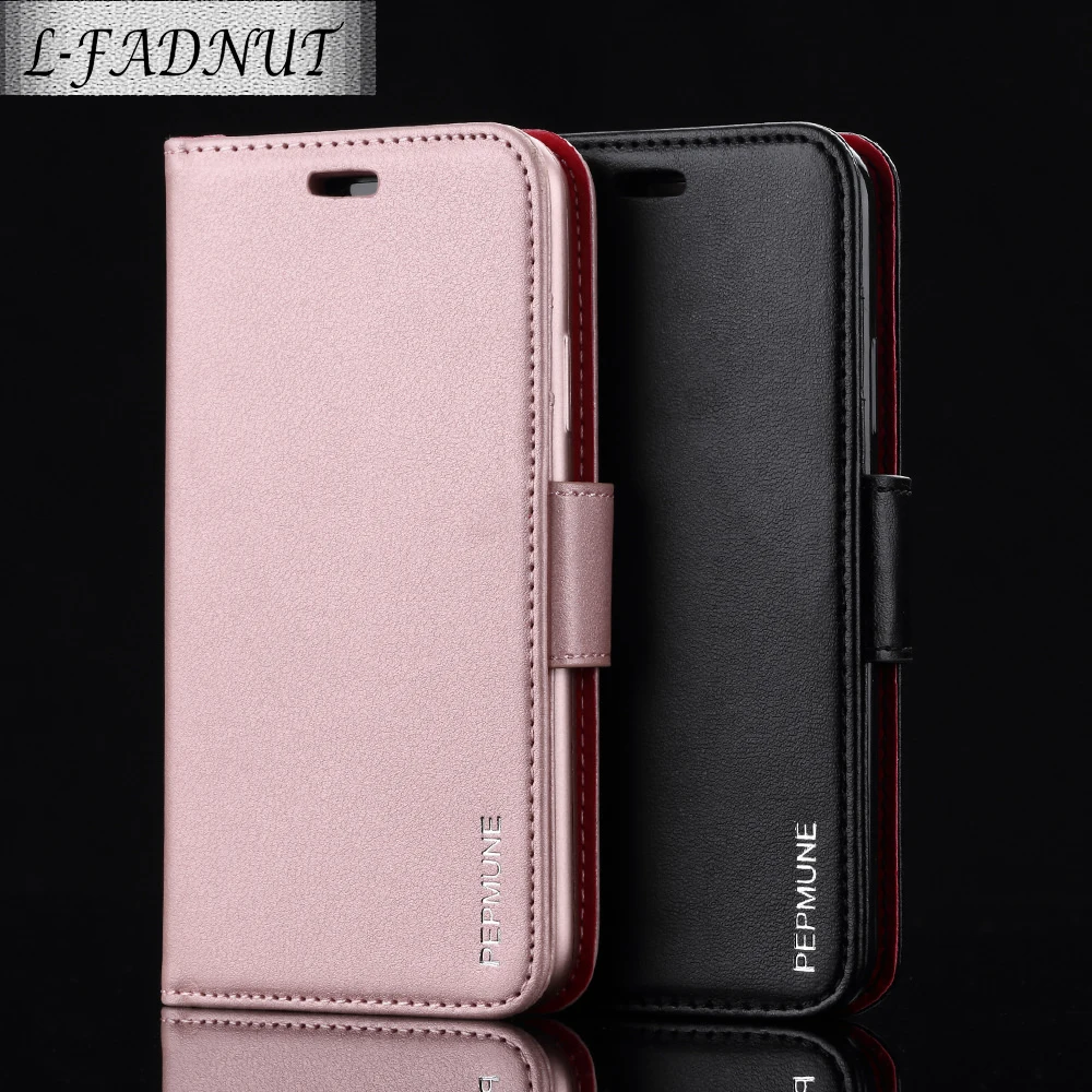 L FADNUT для Huawei P20 Lite P30 Pro винтажный деловой флип кошелек с отделением карт кожаный