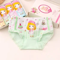 4pcslot new hot sale kids panties girls briefs female child cotton underwear cartoon panties children high quality clothing