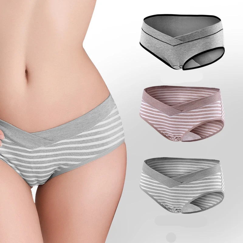 3 шт./лот нижнее Белье для беременных трусики женщин одежда u образные трусы с