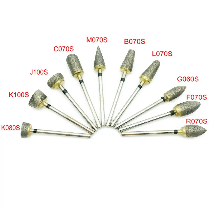 Стоматологические алмазные боры HP 1 шт. полностью спеченные шлифовальные