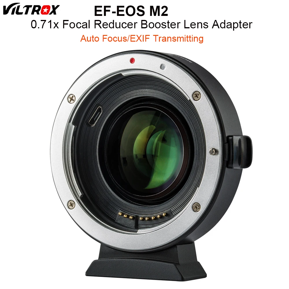 VILTROX EF EOS M2 Автофокус 0.71x редуктор усилитель скорости адаптер для объектива Canon