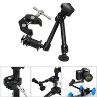 super clamp 711 inches adjustable magic articulated arm for mounting monitor led light lcd video camera flash camera dslr