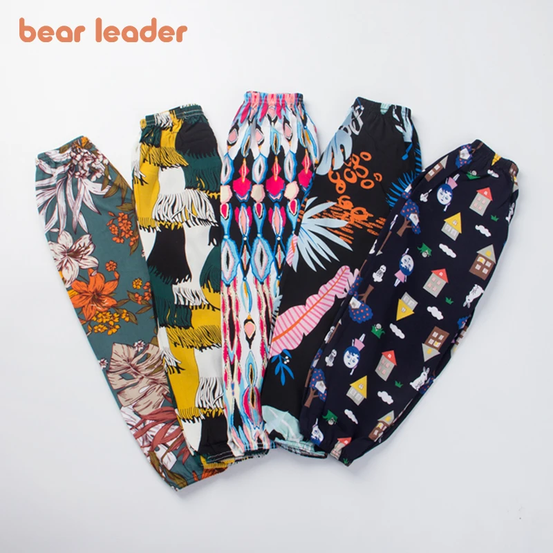Bear Leader/летние леггинсы в Корейском стиле для девочек и мальчиков Детские
