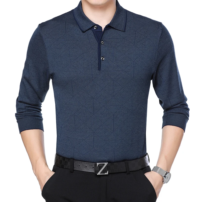 Новинка 2020 модные брендовые свитера мужские пуловеры шерстяные облегающие