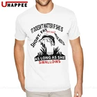 Если они не неважно в том случае, если она короткая жира и имеет большой рот до тех пор, пока она Ласточки футболка мужской 80S гранж футболки с коротким рукавом