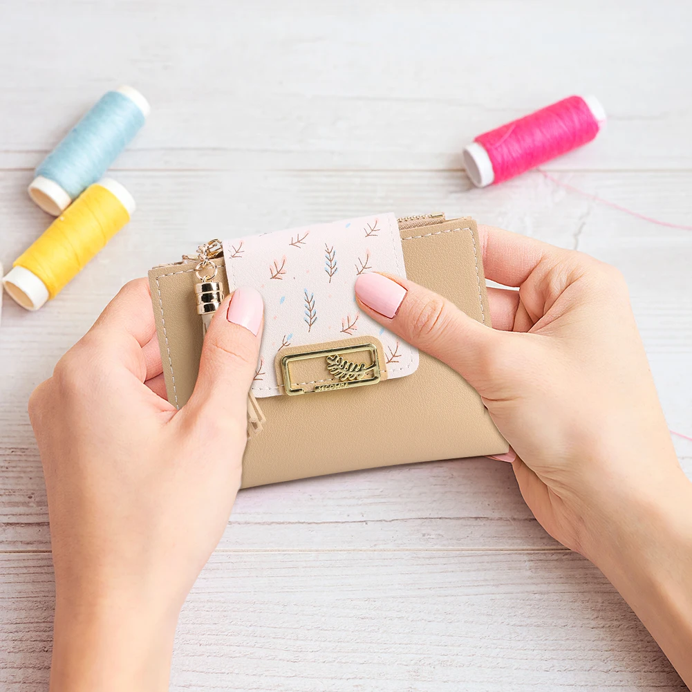 

Tassel Women Wallet Small Cute Wallet Women Short Leather Women Wallets Zipper Purses Female Purse Clutch