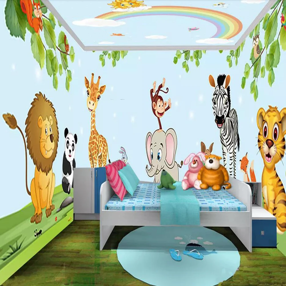 

3D-обои Milofi на заказ, Мультяшные настенные украшения для детской комнаты, гостиной, спальни