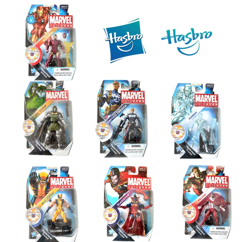 

Hasbro Marvel 3.75 Inch Series Captain America Falcon Magneto Wolverine Doctor Doom Iron Man