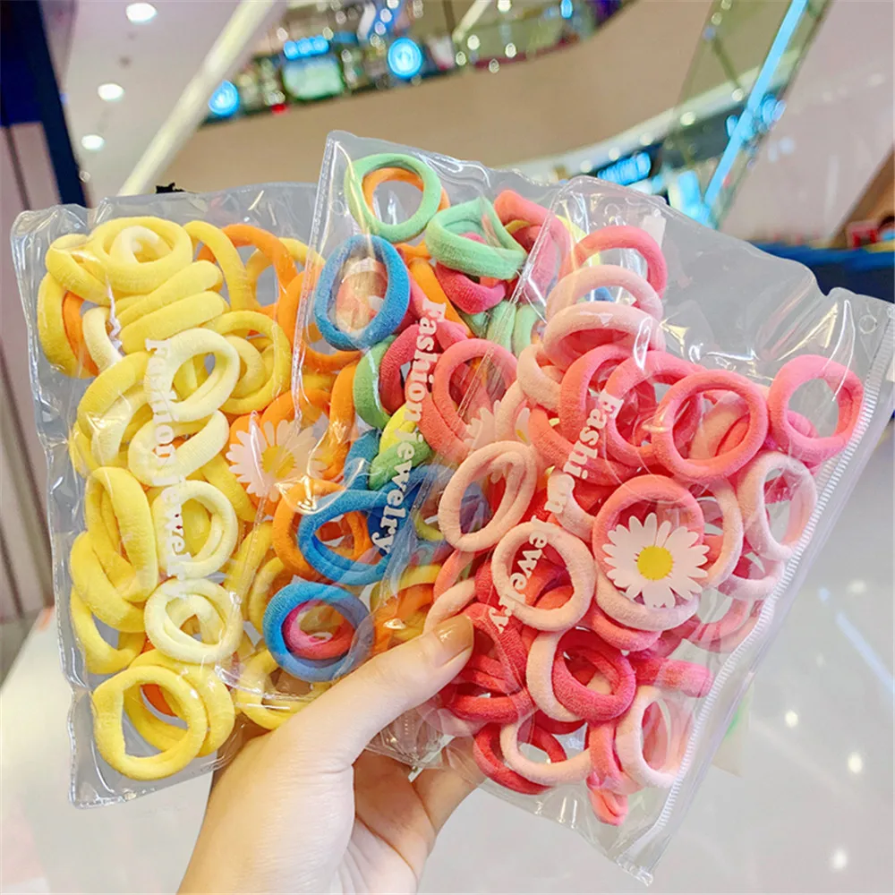 Резинки для волос Детские нейлоновые однотонные |