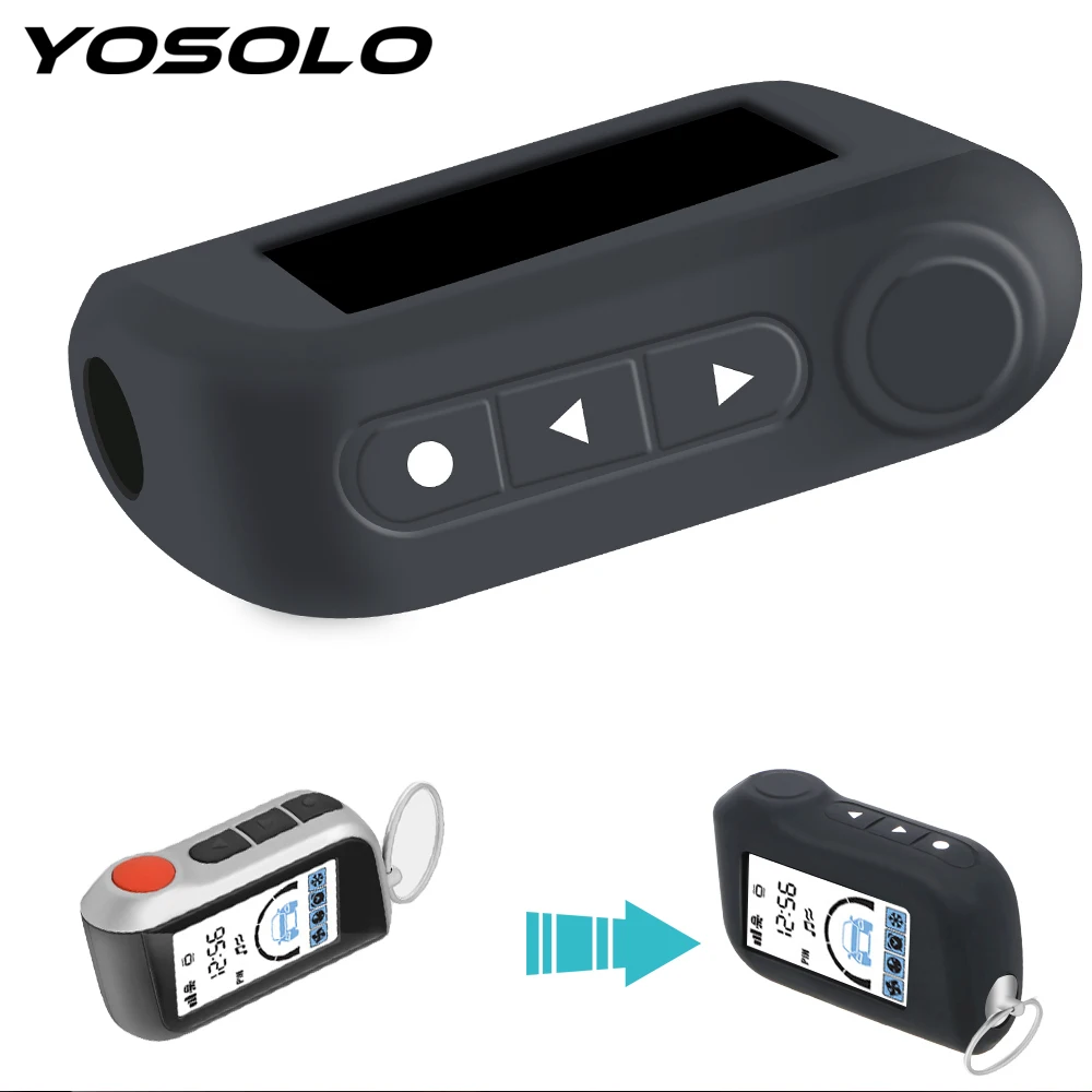 Силиконовый чехол YOSOLO для автомобильных ключей Starline A93 A63 A36 A39 A66 A96 комплект