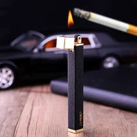 inflatable lighter slender slim personality creative gas mini lighter smoking accessories gadgets for men gift for men briquet