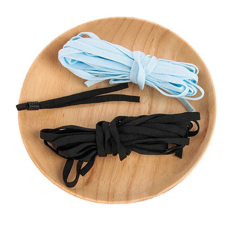 4Colors 50Pcs Mask Elastic Band Rope Rubber String Ear Cord Round DIY Clothing Craft Accessories Dropship | Дом и сад