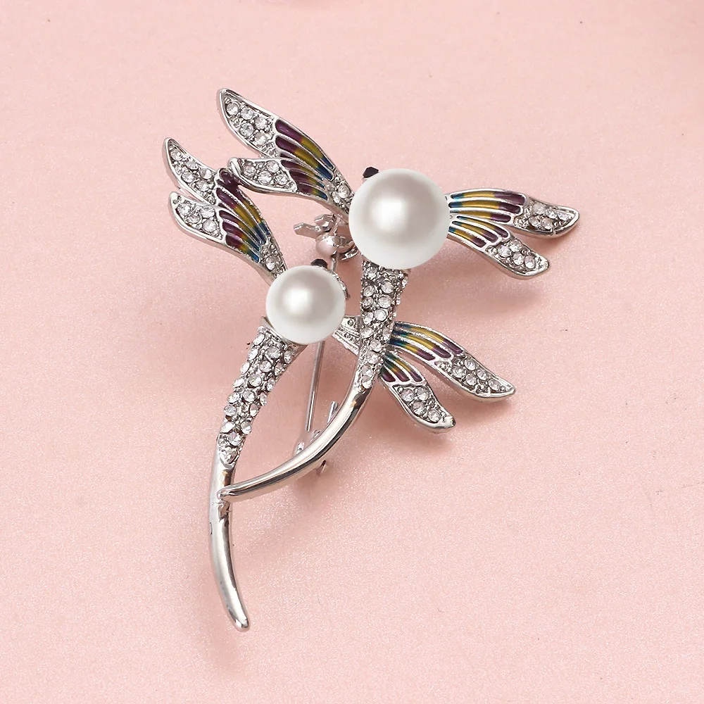 FARLEENA ювелирные изделия ракушки бусины искусственный жемчуг роспись стрекоза