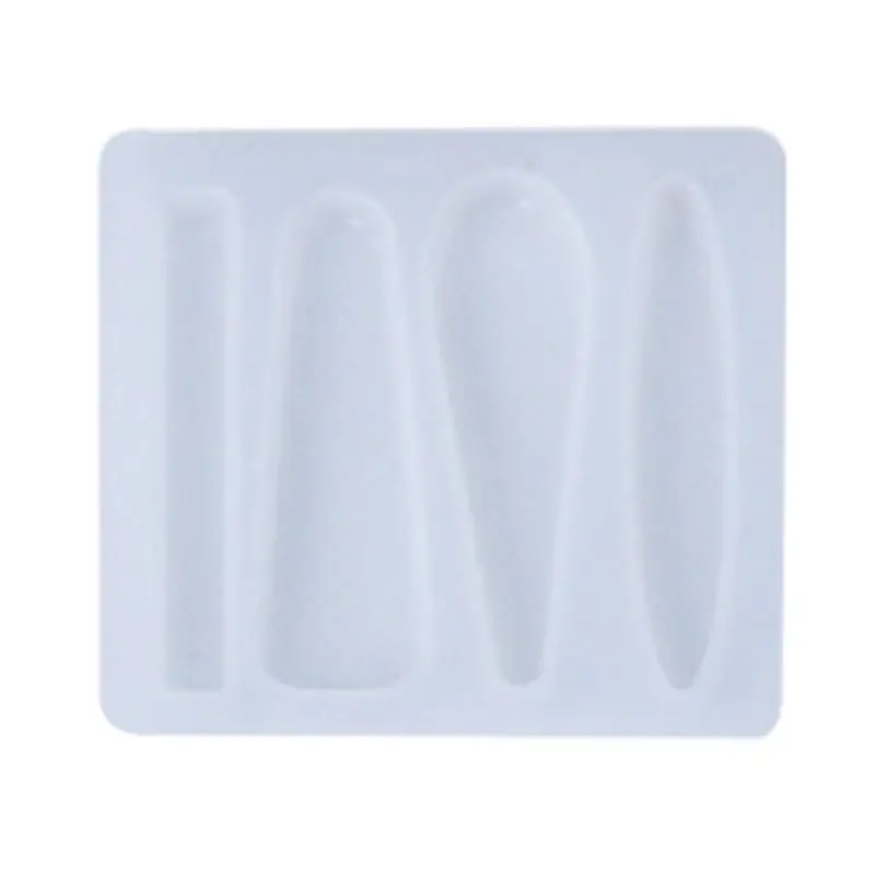 

Crystal Epoxy Resin Mold Hair Clip Barrette Casting Silicone Mould DIY Crafts Jewelry Making Tools