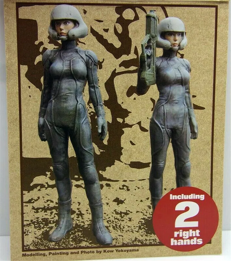 1/20 Scale Model Resin Kit Japanese Lieutenant Hannah Assembly Models Figure Colorless Self-Assembled Toy | Игрушки и хобби