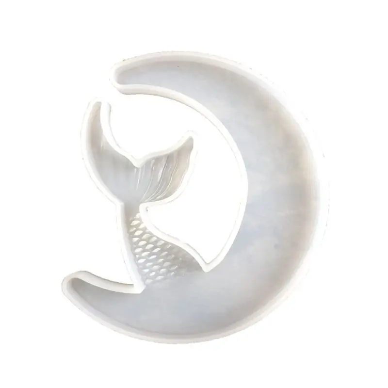 

Crystal Epoxy Resin Mold Moon Pendants Casting Silicone Mould Handmade DIY Crafts Making Tool