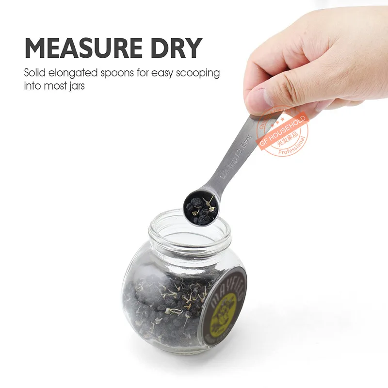 Циркулярная ложка из нержавеющей стали Amazon 8 шт. весы для выпечки diao wei chi|Мерные