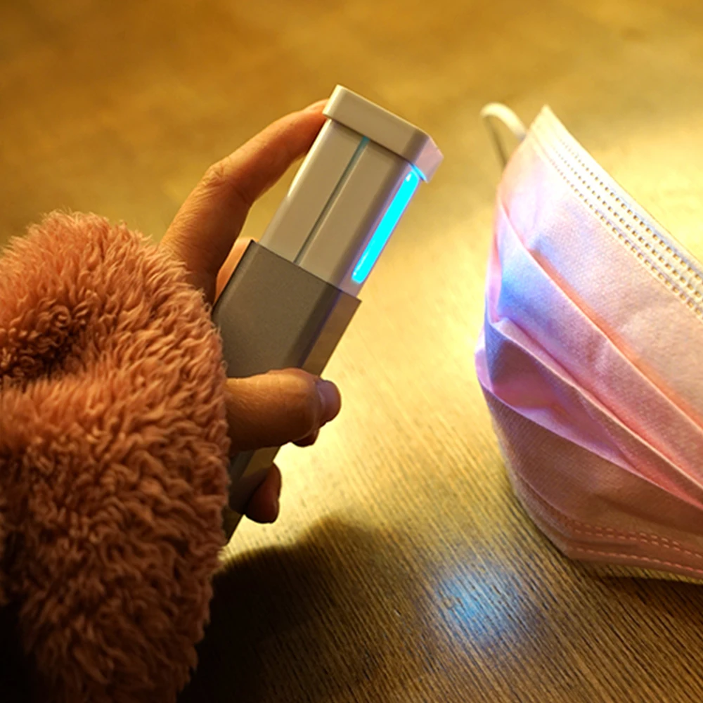 USB заряжаемая дезинфекционная лампа UVC светодиодсветодиодный бактерицидная
