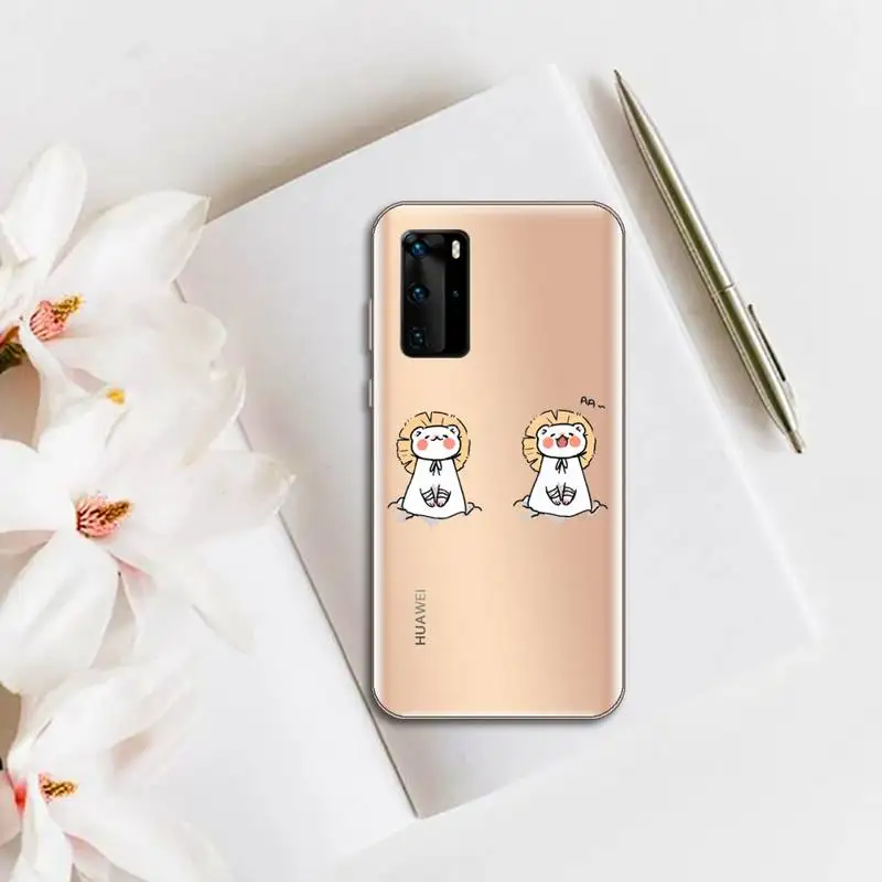 

Tian Guan Ci Fu Anime Phone Case Transparent for huawei honor P 40 30 20 lite Pro 10 i 8 9 x p smart 2019