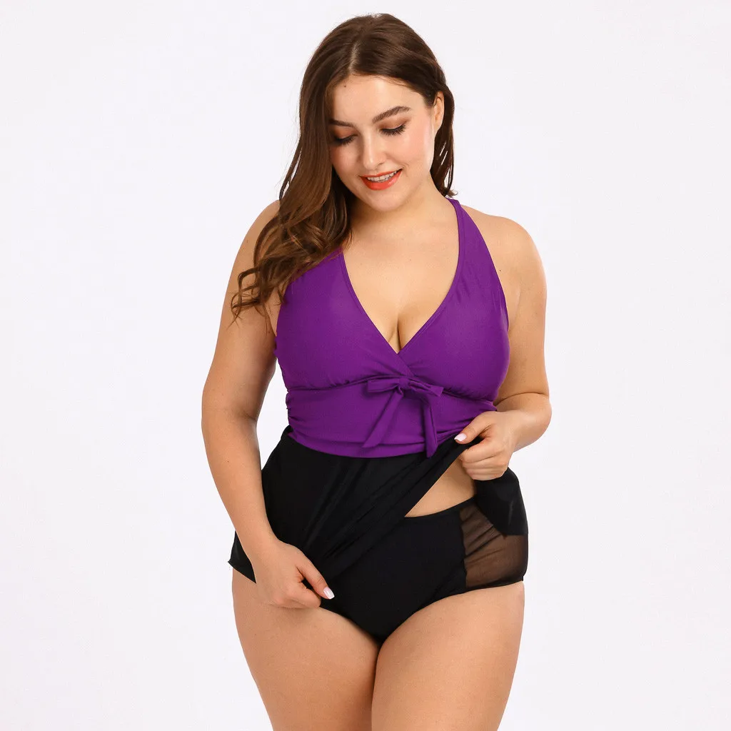 Сексуальные черные купальники купальник из двух частей танкини комплект бикини