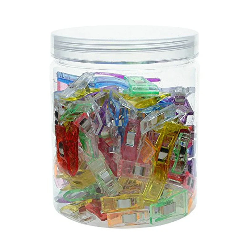 3 размера 100 шт Пластиковые зажимы для шитья держатель тканевые Лоскутные Швейные