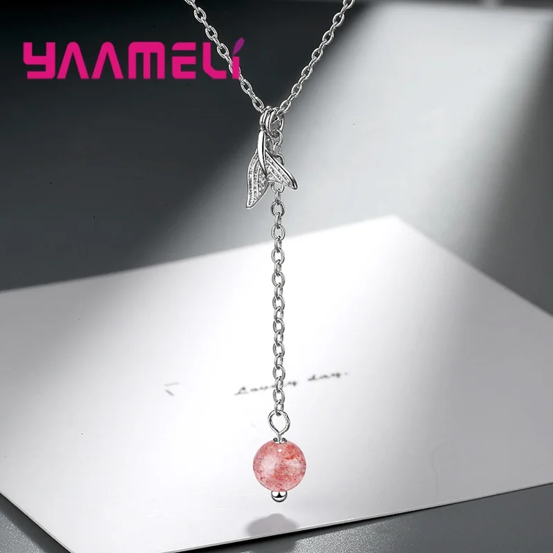 Женская цепочка из серебра 925 пробы с подвеской в виде хвоста | Украшения и