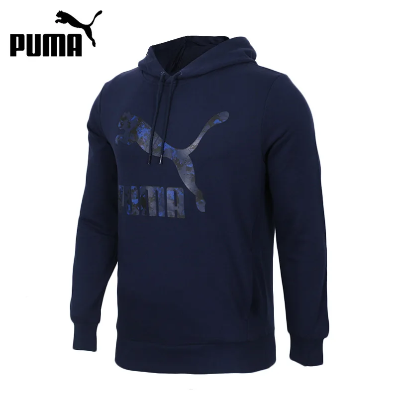 Оригинальный мужской пуловер с капюшоном и классическим логотипом | Спорт