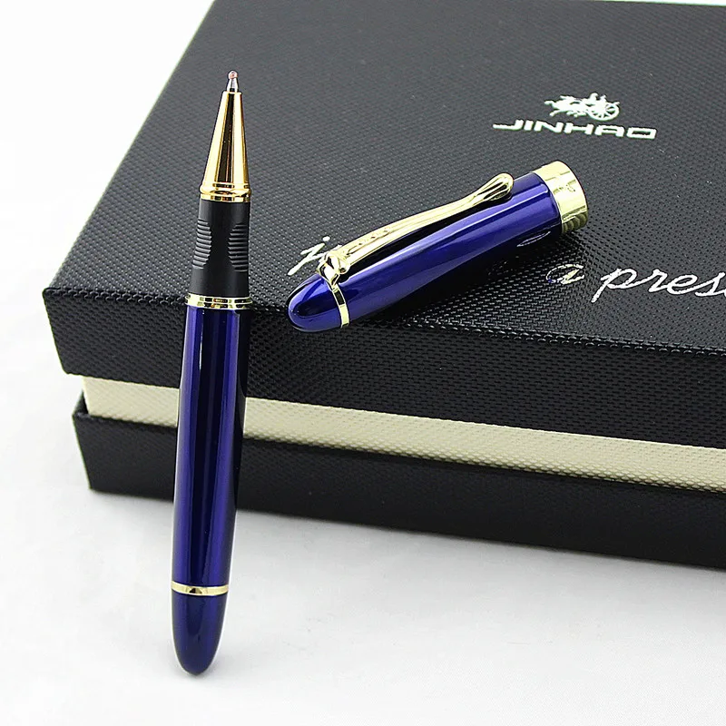 JINHAO x450 матовая шероховатая поверхность Черная Ручка-роллер высокое качество роскошные офисные школьные канцелярские принадлежности материал металлические принадлежности