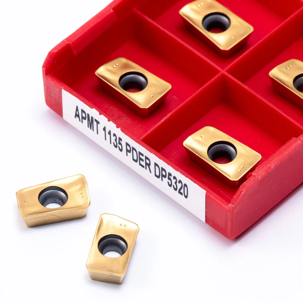 10 шт. APMT1135 PDER DP5320 DP5420 фреза токарные инструменты с ЧПУ APMT 1135 карбидные вставки