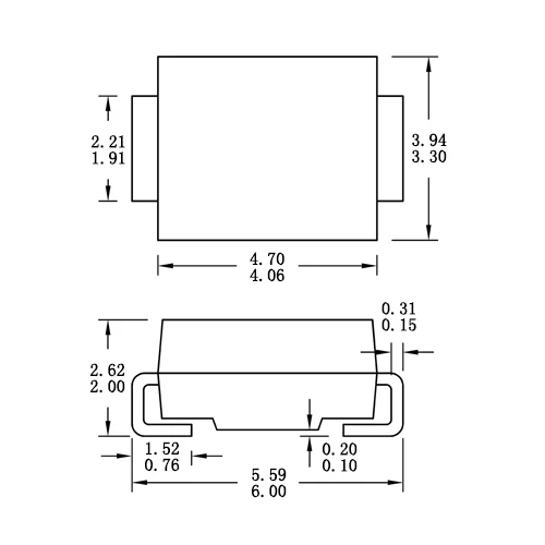 50 шт. P6SMB300CA P6SMB350A P6SMB350CA P6SMB400A P6SMB400CAP6SMB440A P6SMB440CA SMB поддержка переходного напряжения