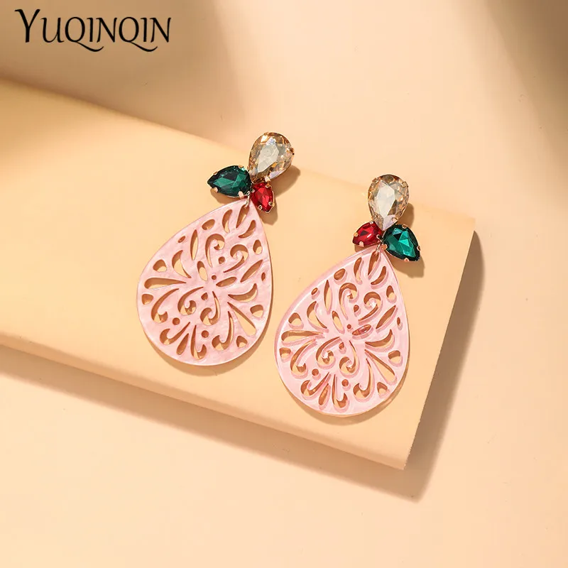 Классические бриллианты для женщин новые корейские модные украшения розовые