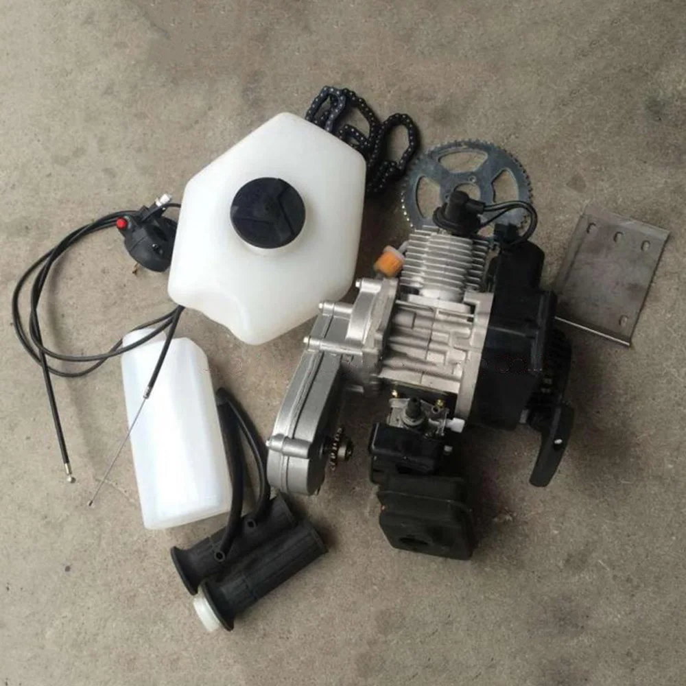 49cc 2 тактный мотоциклетные полный двигатель карбюратор с воздушным фильтром CARB