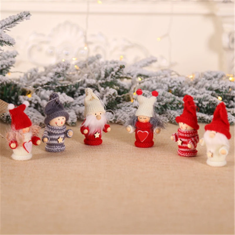 Рождественская кукла на дерево оконная Ангел украшения для кукол плюшевые