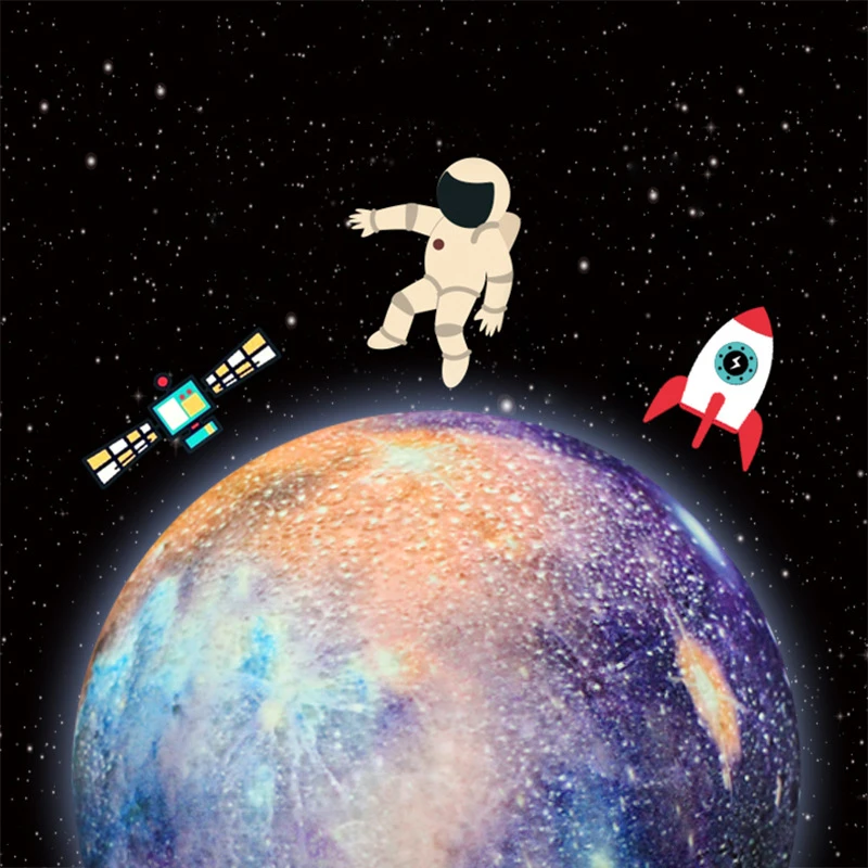 Новое поступление 3D лампа с принтом звезды и Луны цветной сенсорный светодиодный