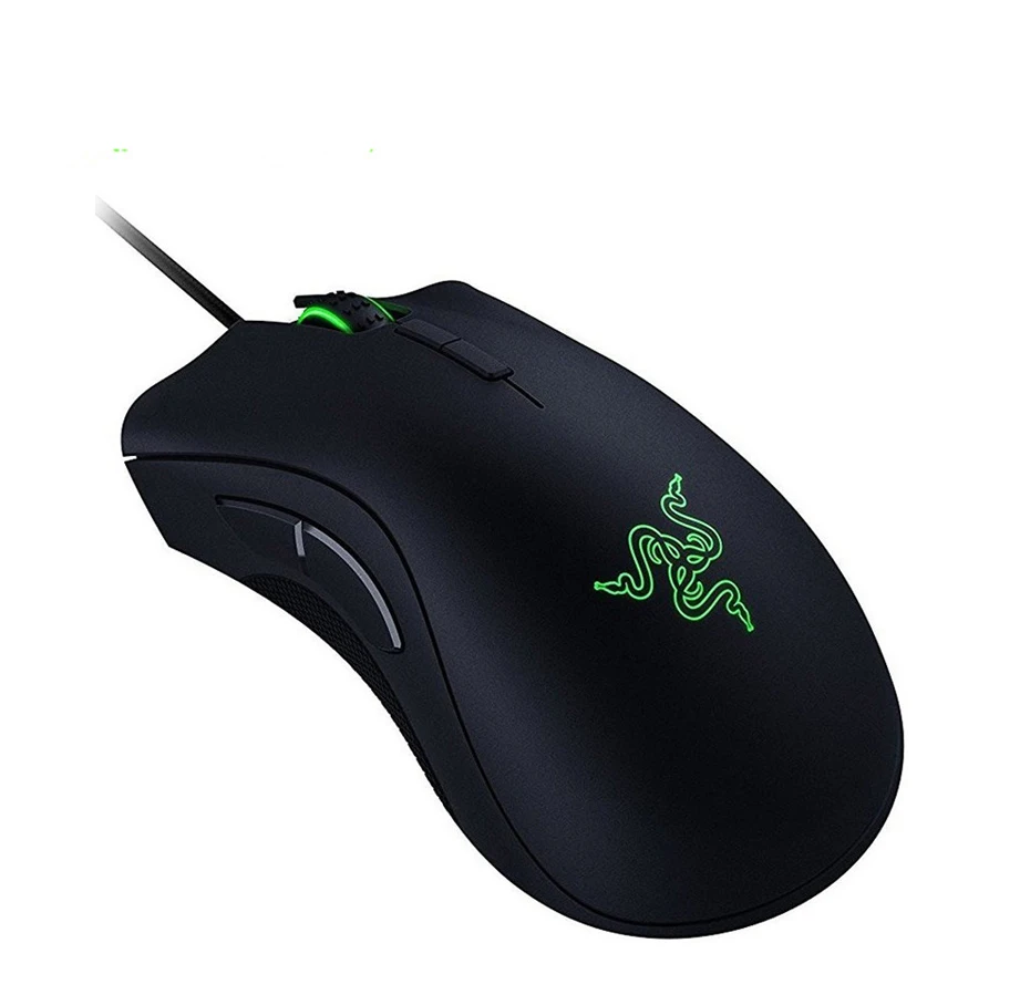 Проводная игровая мышь razer DeathAdder Elite с оптическим сенсором 16000 dpi, эргономичная мышь с 7 кнопками для ноутбука, компьютера, ПК, геймера