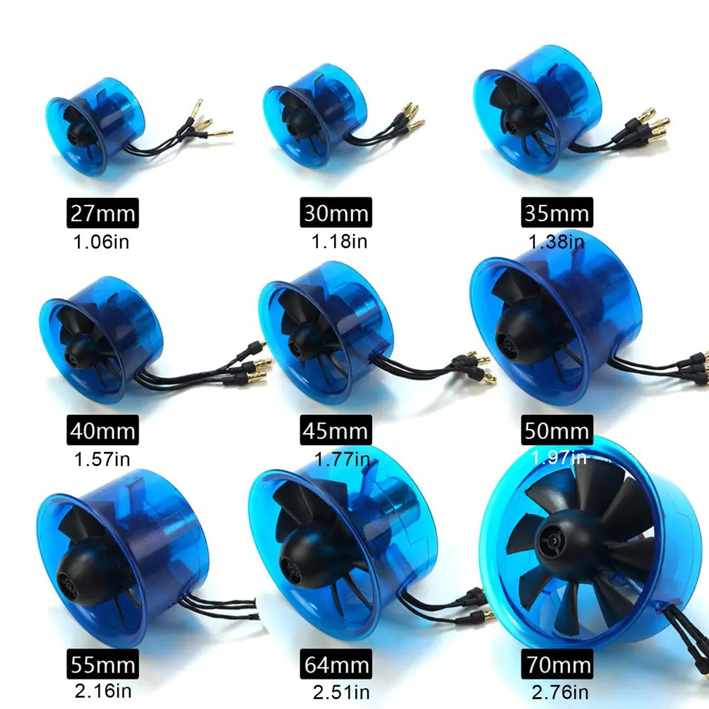 

27mm/30mm Culvert Set EDF30-10 10000KV With 20A ESC Fan with Brushless Motor for Jet Plane for Model Lovers