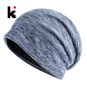 Шапка-бини унисекс, Мягкая вязаная Уличная Повседневная шапка, смешанных цветов, весна-тонкая шапочка, осень