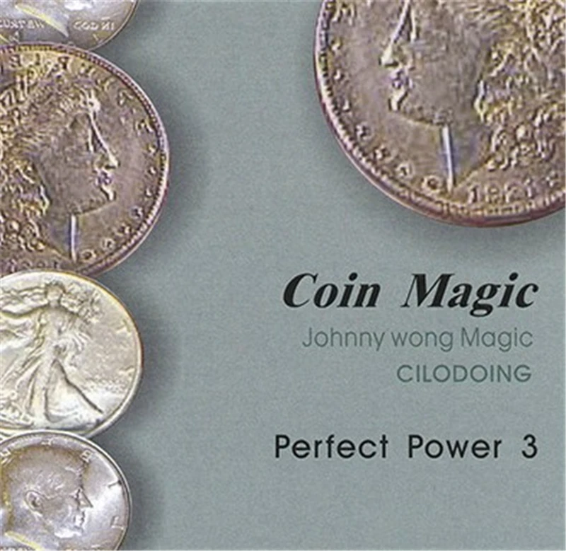

Perfect Power 3 от Джонни Вонг (с DVD)-Волшебная монета для фокусов и денег, волшебные реквизиты, аксессуары для сцены, искусственные трюки