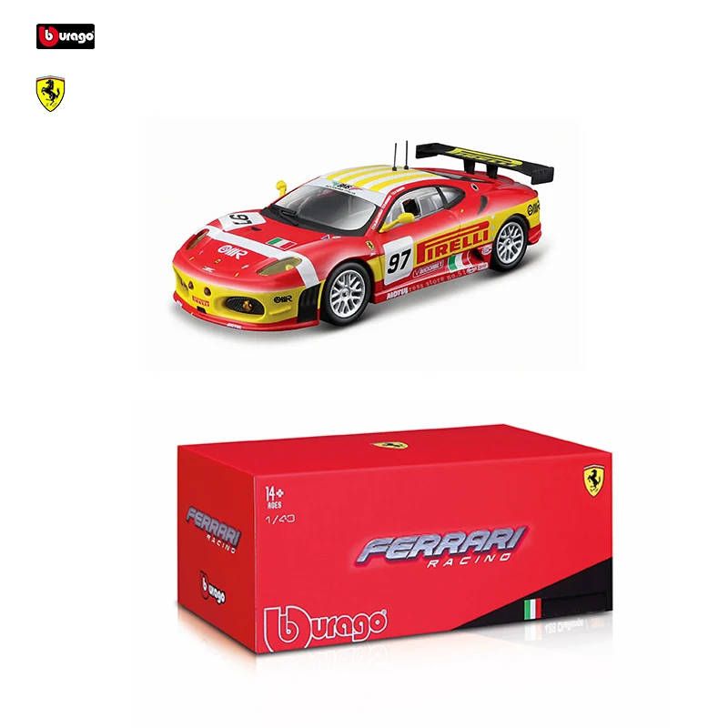 Модель автомобиля Bburago Ferrari F430 GTC акриловый упаковочный бокс модель из сплава