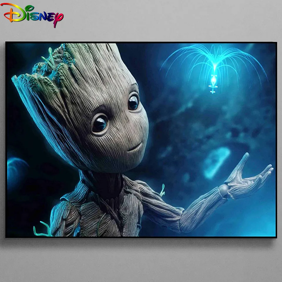 

Набор для вышивки крестиком Грут супергерой стражи Галактики картина из фильма алмазная живопись 5D алмазная вышивка мозаика домашний декор