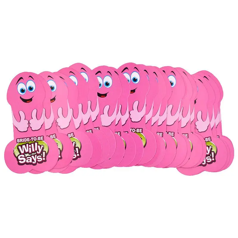 

720sets Willy Says Dare Game Cards for Wedding Bride to Be Party Girls Hen Night Out Bachelorette Party Truth or Dare Game Cards