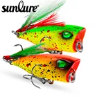 Рыболовная приманка Sunlure, 1 шт., 4-0,14 унции4,3-1,69 дюйма, жесткая искусственная приманка для окуня, пластиковые воблеры с объемными глазами, снасти для ловли форели