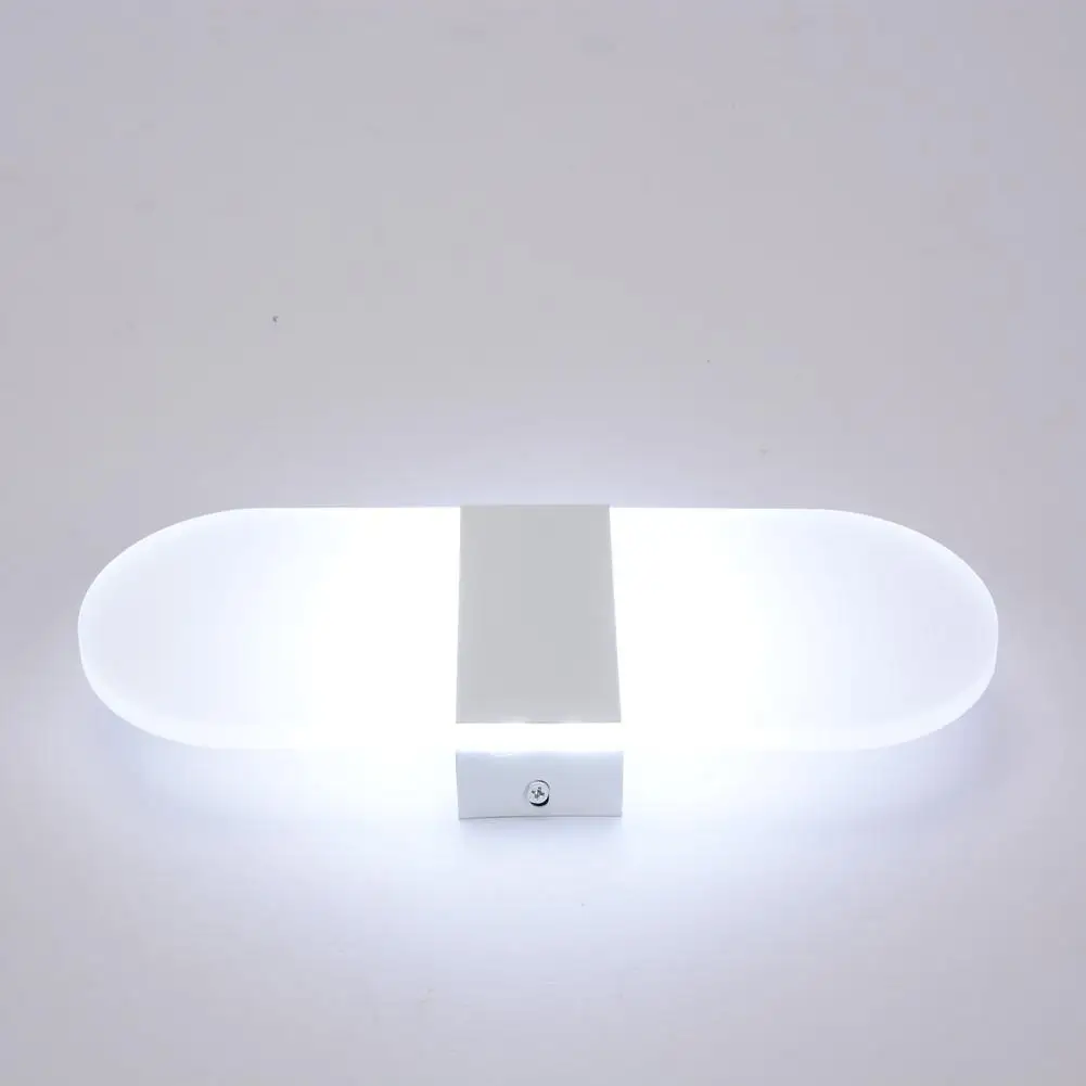 3W Led Acrylic Piano Key Round Corner Wall Light for Corridor Aisle 14x6cm | Лампы и освещение