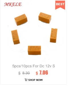 5 шт./10 шт. для Dc 12 В Shg катушки Dpdt 8 Pin 2no 2nc Мини реле питания Pcb типа hui Ke Mk-hk19f-dc 12 В