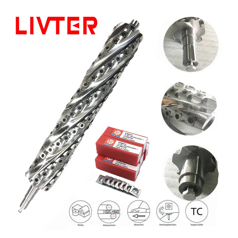 値段 大工用のフラットプランナープレス,両面プランジャーツール,変更されたスパイラルシャフト,スパイラルカッターヘッド