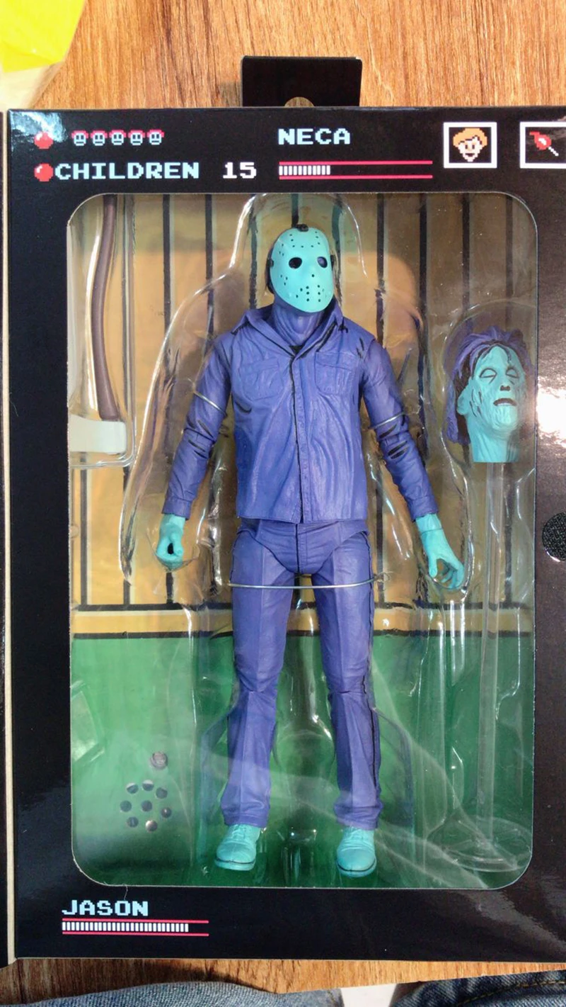 С музыкой оригинальная NECA Horror Friday the 13th desroke Jason видео игра Мощность играть Версия