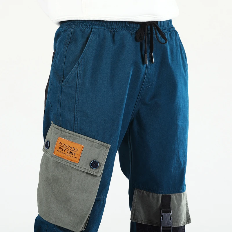 

2020 Muti Pockets Men Cargo Harem Pants Mens Casual Joggers Baggy Trousers Harajuku Streetwear Hip Hop Sweatpants ABZ526