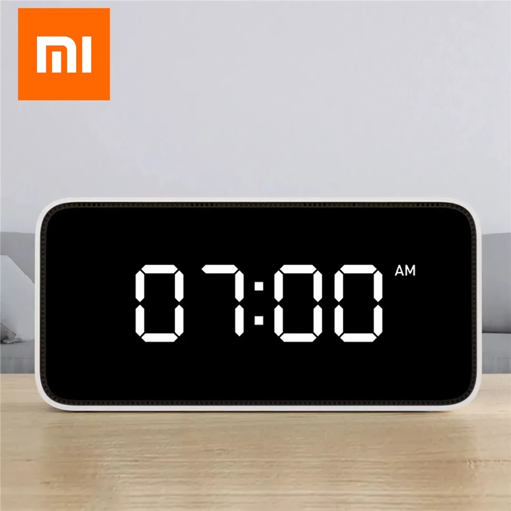 Xiaomi Xiaoai смарт будильник Dersktop беспроводной bluetooth динамик часы AI Голосовая