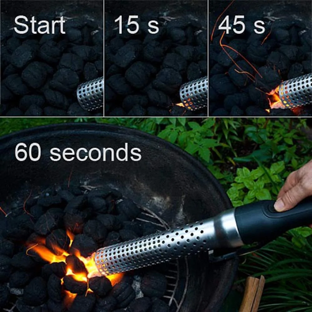 bbq grill starter firelighter grill fire lighting tools electric charcoal lighter b99 free global shipping