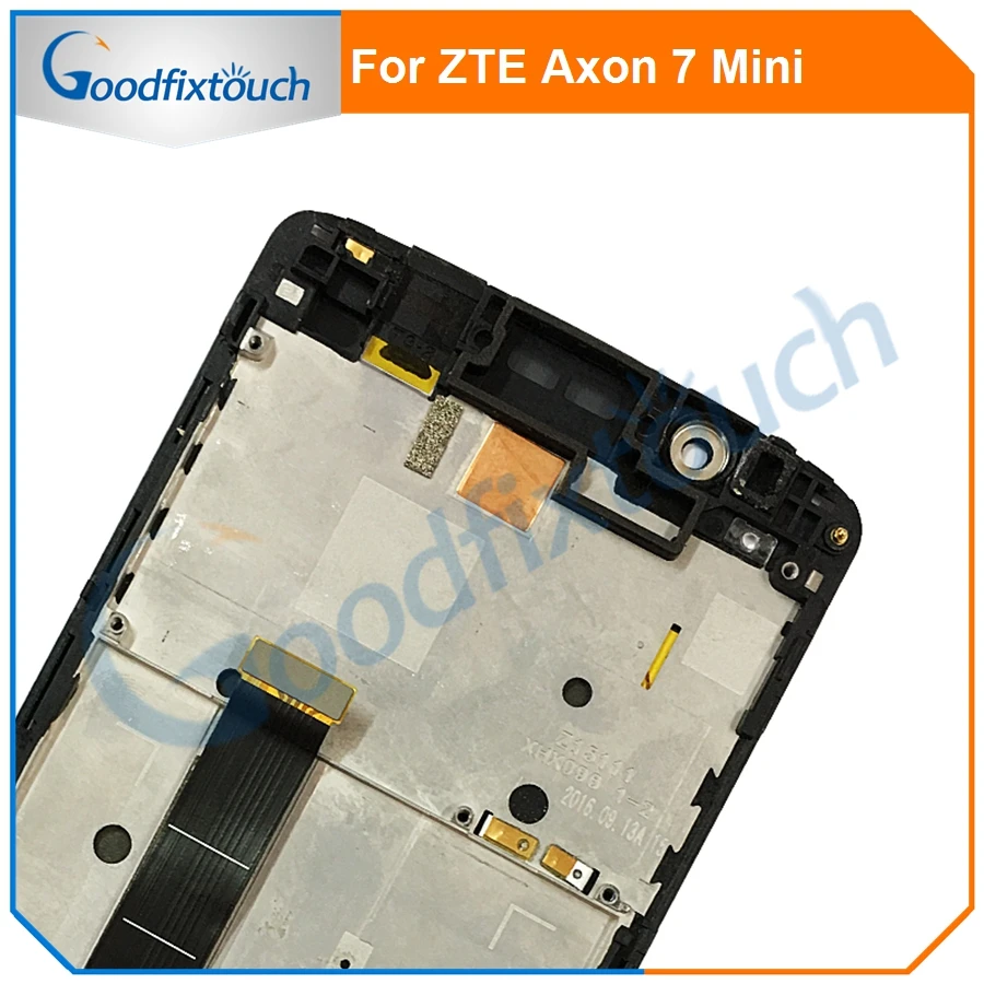 ЖК-дисплей Amoled для ZTE Axon 7 Mini B2017G B2017 ЖК-дисплей с сенсорным экраном дигитайзер сборка с рамкой запасные части